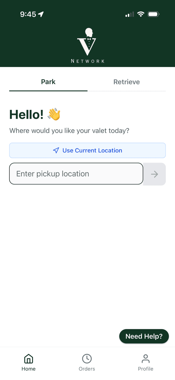 Request your parking