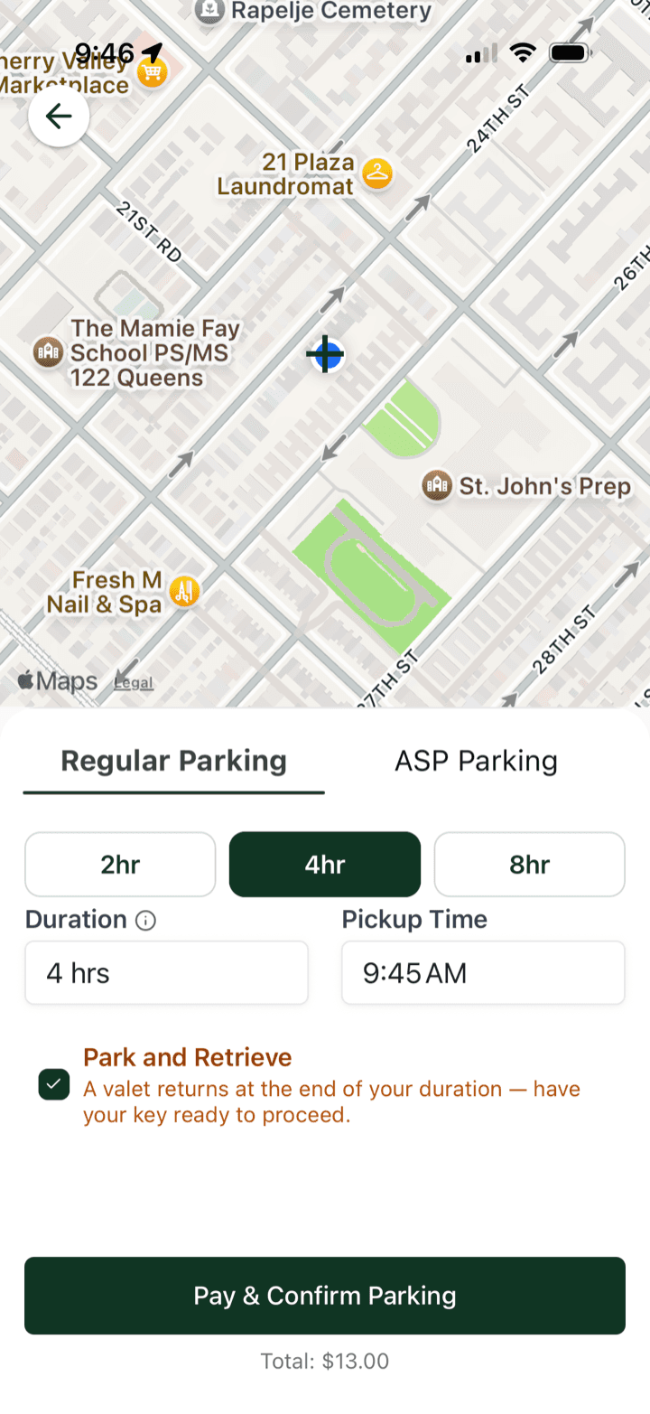 Pick a duration and pay